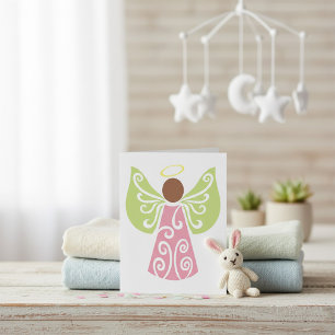 Carte Angle en rose