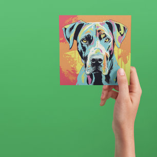Carte Animal Abstrait, Grande Danse