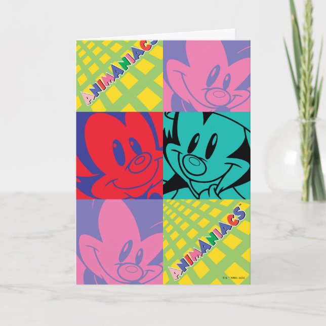 Carte Animaniacs | Warner Siblings Pop Art Graphic (Devant)