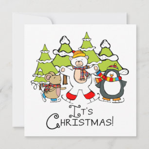 Carte Animaux C'est Noël