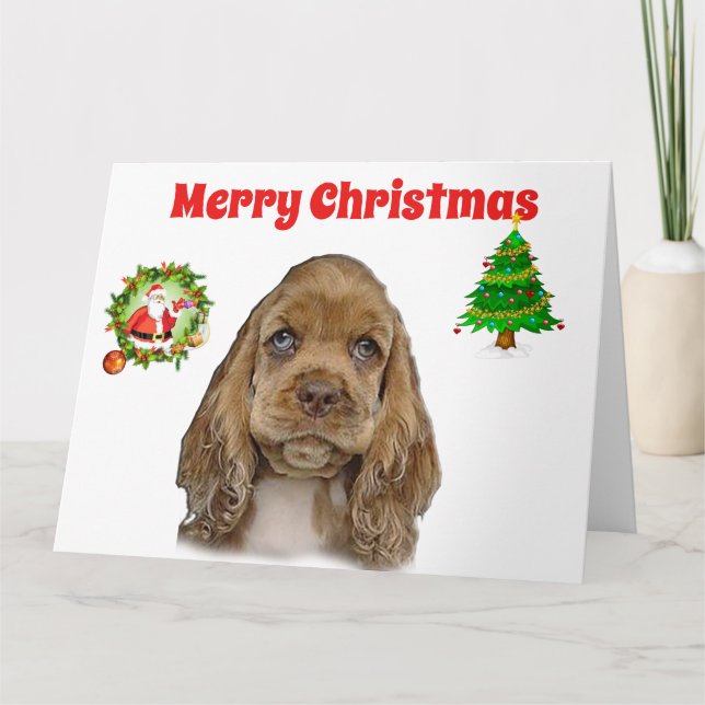 Carte Animaux de Noël (Devant)