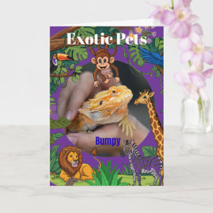 Carte Animaux exotiques