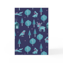 Animaux festifs d'hiver