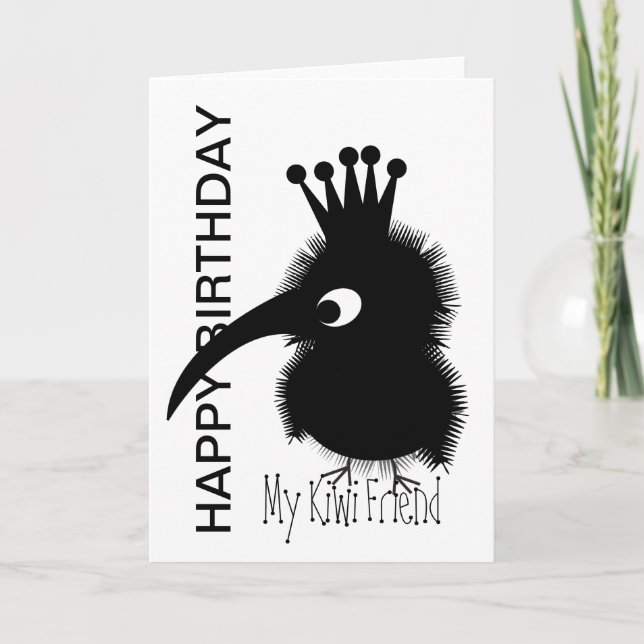 Carte Animaux mignons : Kiwi (Devant)