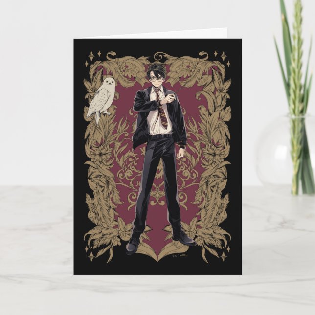 Carte Anime HARRY POTTER™ Cadre Orné (Devant)
