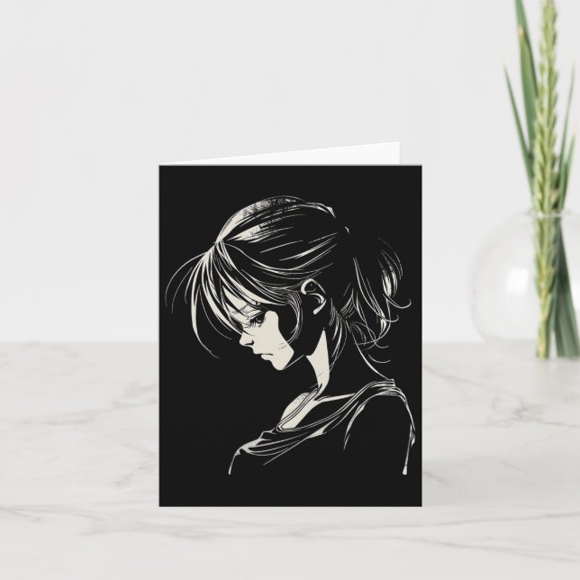 Carte Anime Manga Graphisme (Devant)