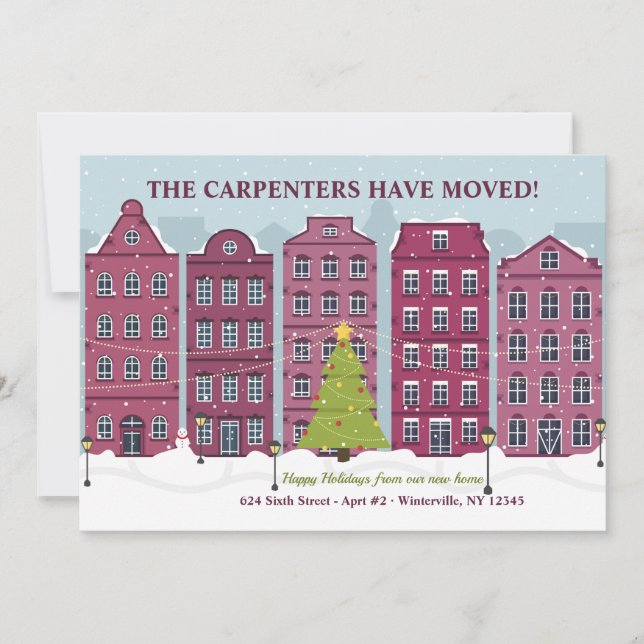 Carte animée de vacances de Noël de la ville de No (Devant)