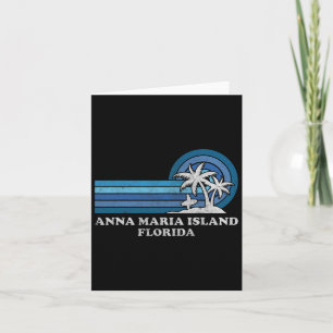 Carte Anna Maria Island Floride Vintage Famille Été Va