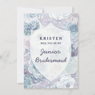 Carte Annabelle Vintage Crest Junior Bridesmaid Proposit