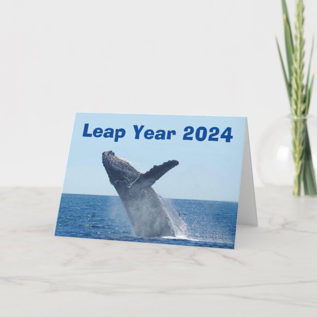 Carte Année bissextile 2024 (Devant)