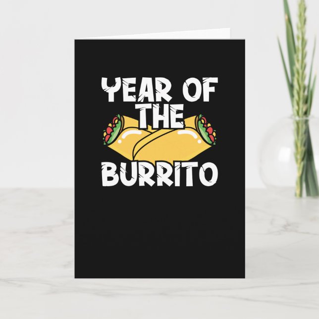 Carte Année du burrito (Devant)