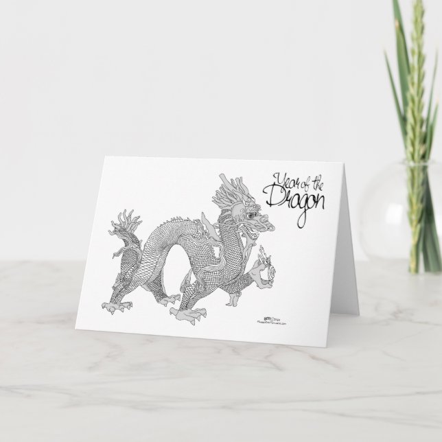Carte Année du Dragon (Devant)