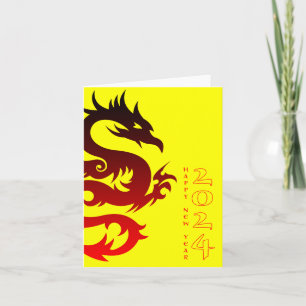 Carte année du dragon 2024