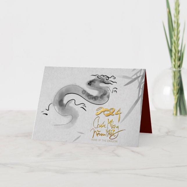 Carte Année du dragon vietnamien d'origine 2024 HGC (Devant)