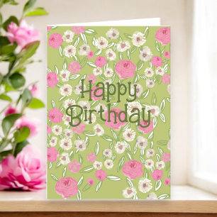 Carte Année spéciale Personnalisé Joyeux Anniversaire Ro