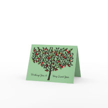 Carte année sucrée