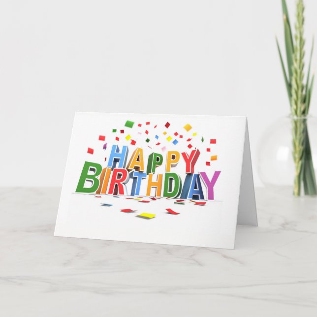 Carte Anniversaire (Devant)