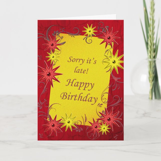 Carte Anniversaire (Devant)