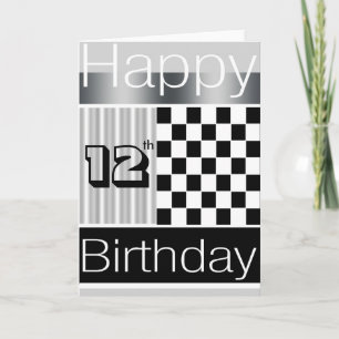 Carte Anniversaire 12 ans