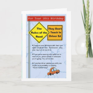 Carte Anniversaire 16 ans