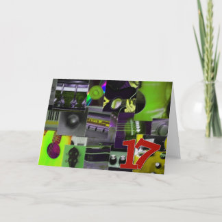 Carte Anniversaire 17 ans