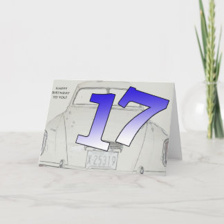 Carte Anniversaire 17 ans