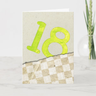 Carte Anniversaire 18 ans