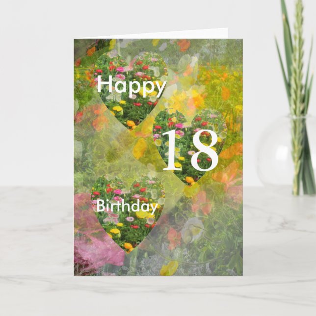 Carte Anniversaire 18 ans (Devant)