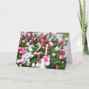 Carte Anniversaire 21 ans