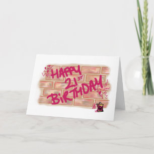 Carte Anniversaire 21 ans