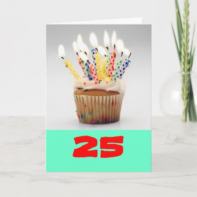 Carte anniversaire 25e (Devant)