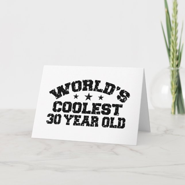 Carte Anniversaire 30 ans (Devant)