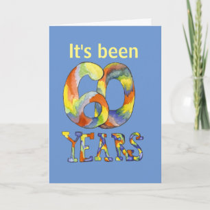 Carte anniversaire 60e