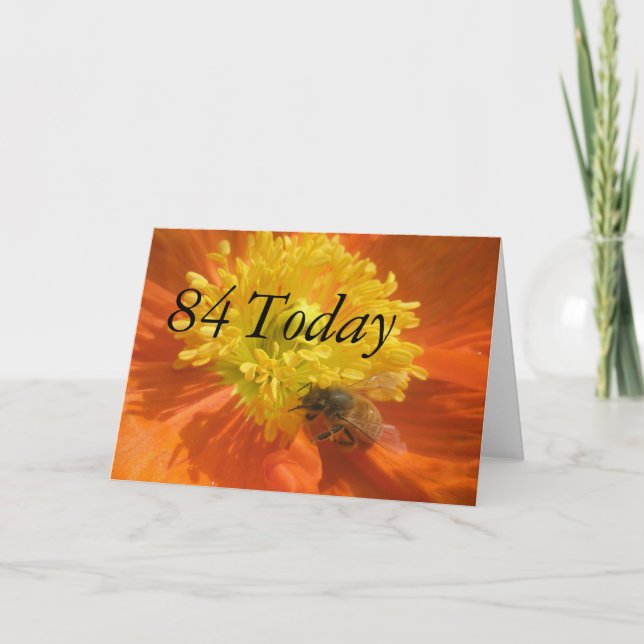 Carte Anniversaire 84 ans (Devant)