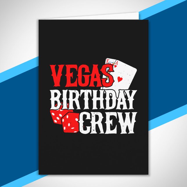 Carte Anniversaire à Las Vegas - Équipe d'anniversaire à (Créateur téléchargé)
