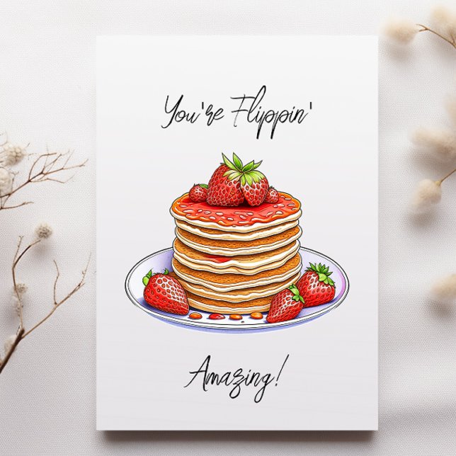 Carte Anniversaire à thème de Pancake (Créateur téléchargé)