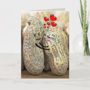 Carte Anniversaire Aimer cacahuètes
