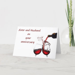 CARTE *ANNIVERSAIRE AMOUR* SOEUR/MARI