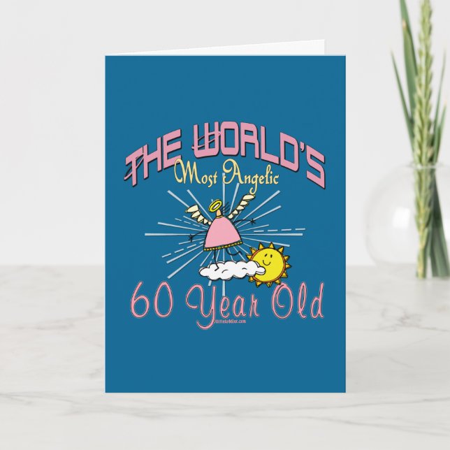 Carte Anniversaire Angélique 60e (Devant)