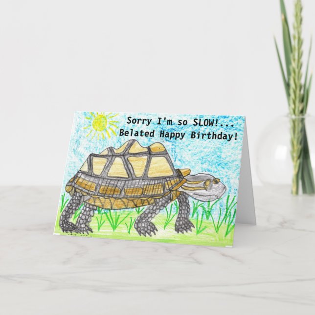 Carte Anniversaire Antérieure Humoristique (Devant)