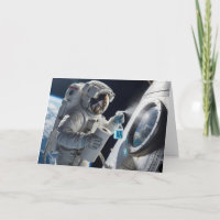 Anniversaire Astronaute Nettoyage Fenêtre de Véhic