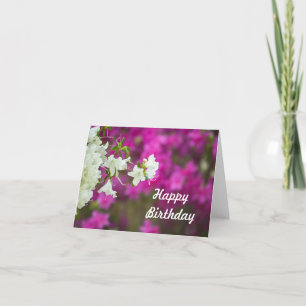 Carte Anniversaire Azalea