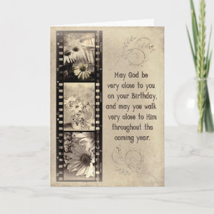 Carte Anniversaire bande de filmstrip vintage de marguer