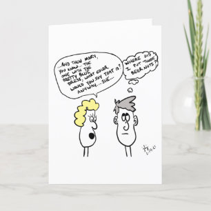 Carte anniversaire Beer Nuts