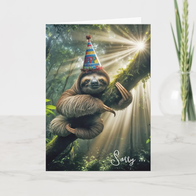 Carte Anniversaire Beldate avec Casquette de fête (Devant)