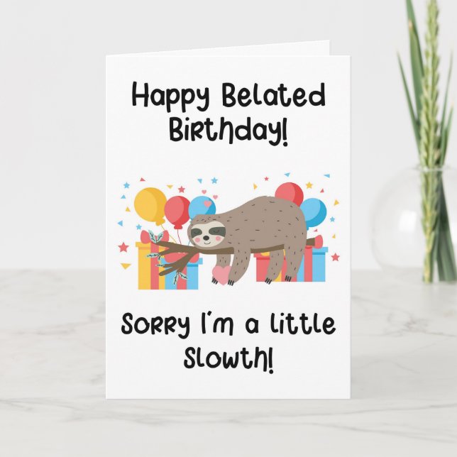 Carte Anniversaire Belth (Devant)