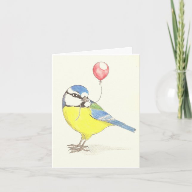 Carte Anniversaire Birdy (Devant)