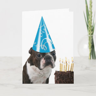 Carte Anniversaire bleu de casquette