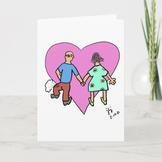 Carte anniversaire Bliss de mariage (Devant)