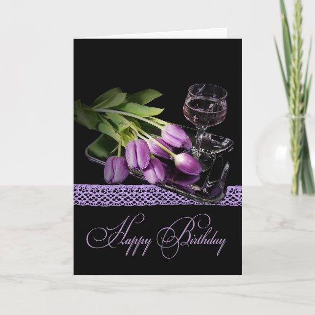 Carte Anniversaire Blush (Devant)